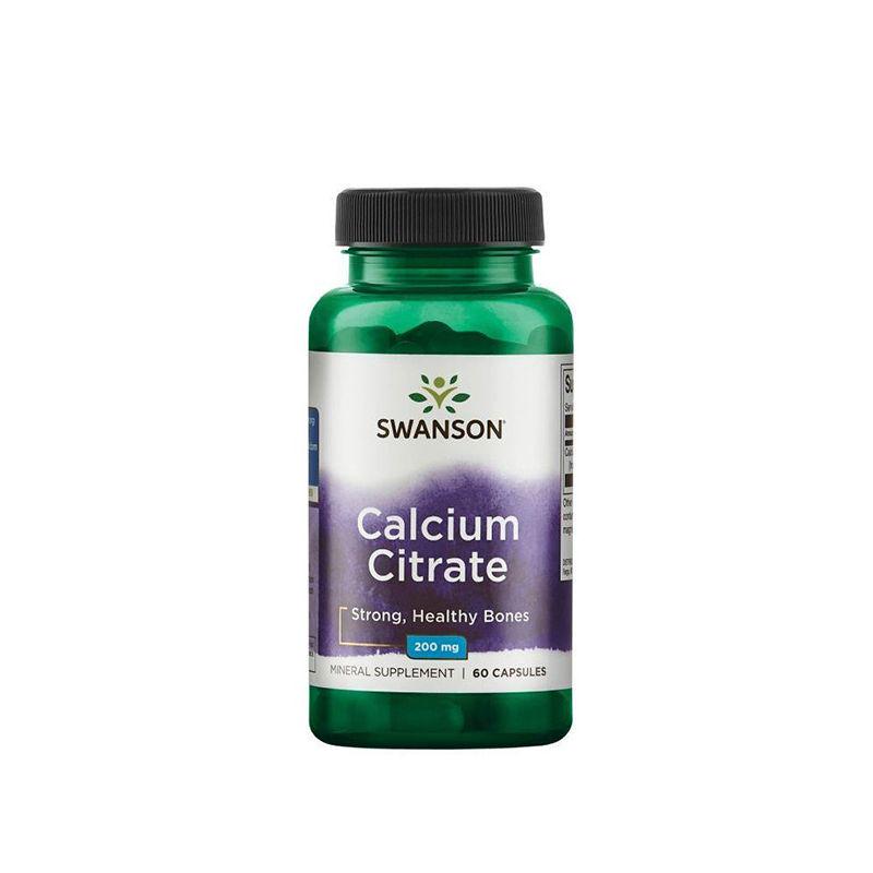 Кальций Swanson Calcium Citrate 200 mg 60 capsules