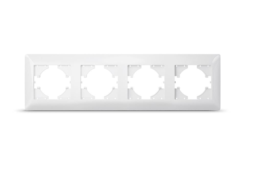 Рамка TITANUM STANDARD 4-постовая горизонтальная Белый (12642)