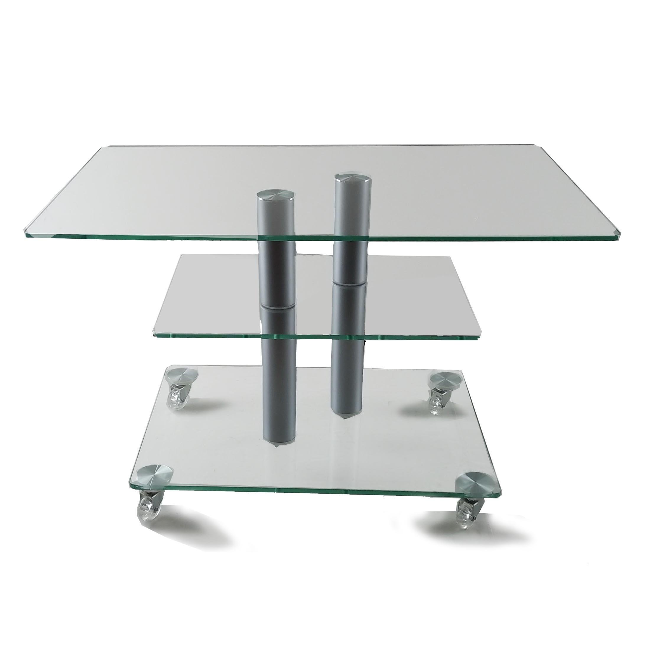 Стол журнальный стеклянный Commus Bravo Standart MX P8 ccc 2alm60 Прозрачный/Белый (433320257) Стол журнальный стеклянный Commus Bravo Standart MX P8 ccc 2alm60 Прозрачный/Белый (433320257)