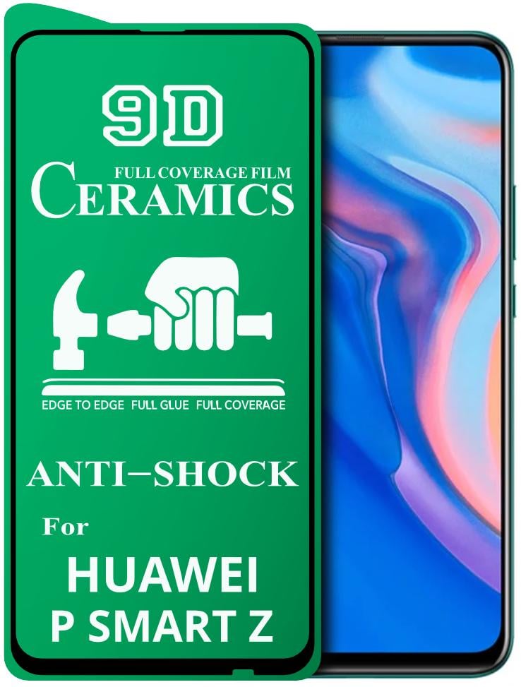Защитная пленка Ceramics для Huawei P Smart Z керамическая 9D (16479)