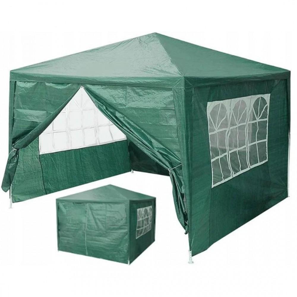 Павильон беседка садовый Bonro B-1023 4 стенки 3х3 м Зеленый (42401014) - фото 8 Павильон беседка садовый Bonro B-1023 4 стенки 3х3 м Зеленый (42401014) - фото 8