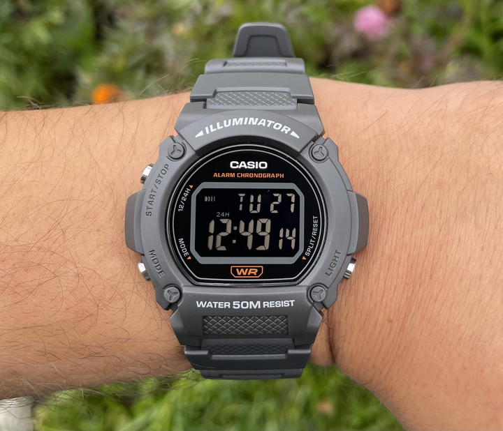 Годинник електронний водонепроникний Casio W-219H-8B (1141-0058) - фото 8