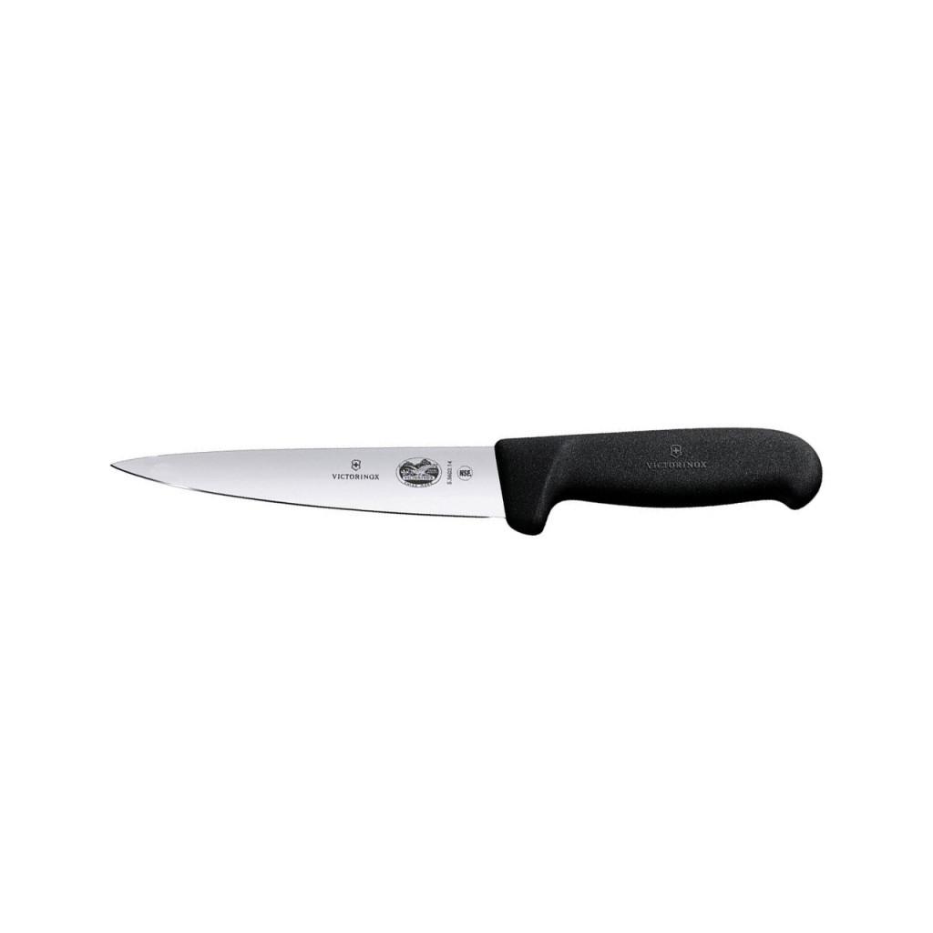 Кухонный нож Victorinox Fibrox Sticking 14 см Black (5.5603.14) Кухонный нож Victorinox Fibrox Sticking 14 см Black (5.5603.14)
