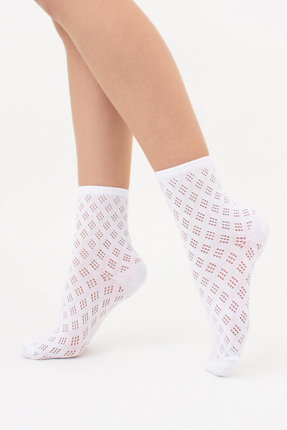 Шкарпетки жіночі Giulia WS3 AIR 001 V1 із сітчастим плетінням р. 36/40 White (27068308)