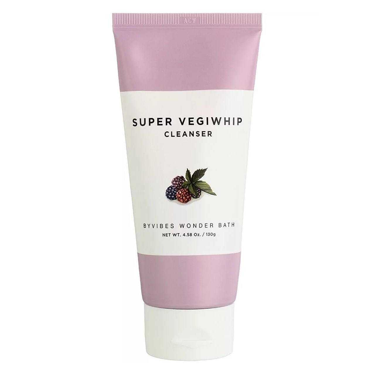 Пенка детокс для упругости кожи Wonder Bath Super Vegiwhip Cleanser Purple (8809499087903)