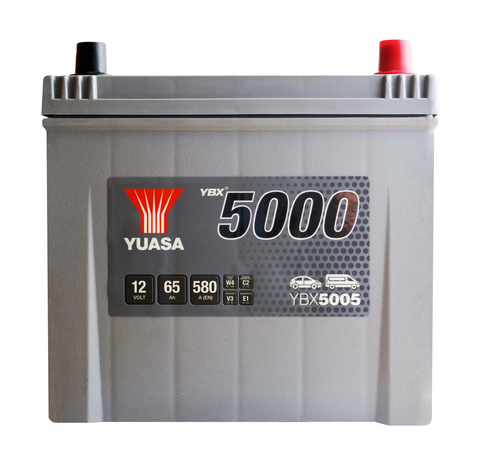 Акумулятор YBX5005 Yuasa 12 V 65 Ah 580 A