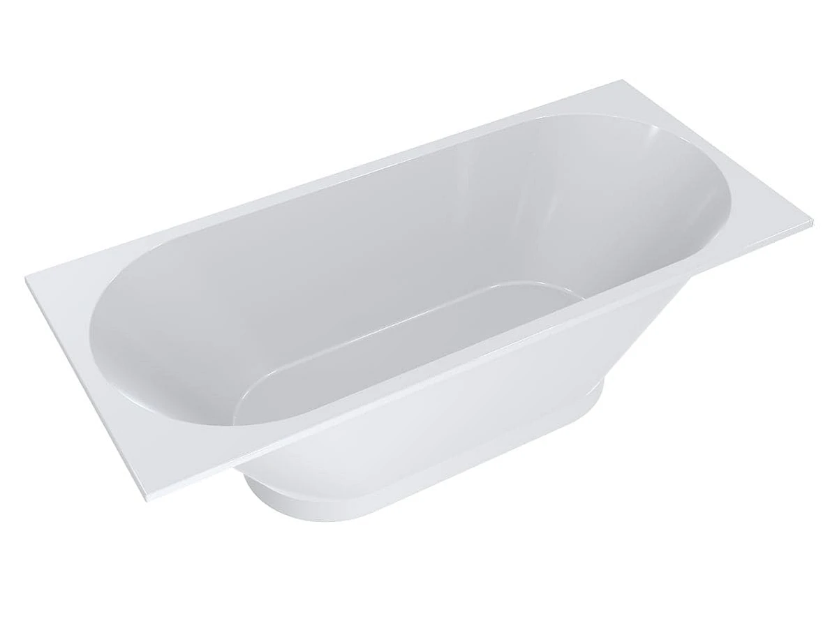 Ванна зі штучного каменю Miraggio TASMANIA MIRASOFT 180x80 см Білий (0001128)