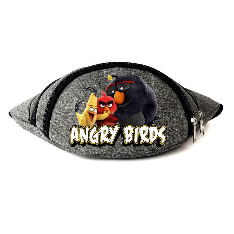 Поясна сумка-бананка Cappuchino toys Angry Birds Heroes 3 Сірий (2064147809)