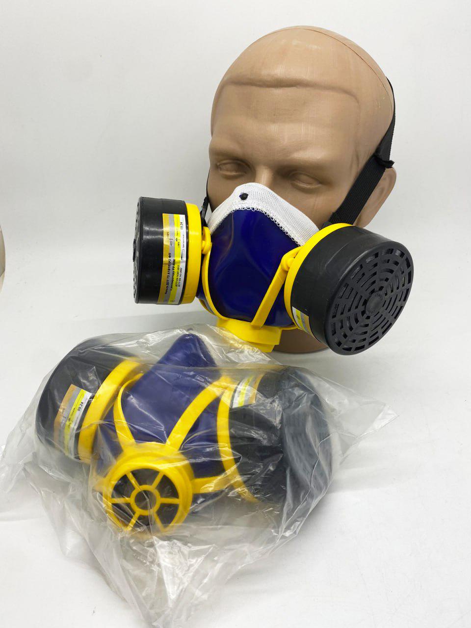 Респиратор-маска Ру-60 м с универсальными фильтрами (А1В1Е1Р2) - фото 6 Респиратор-маска Ру-60 м с универсальными фильтрами (А1В1Е1Р2) - фото 6