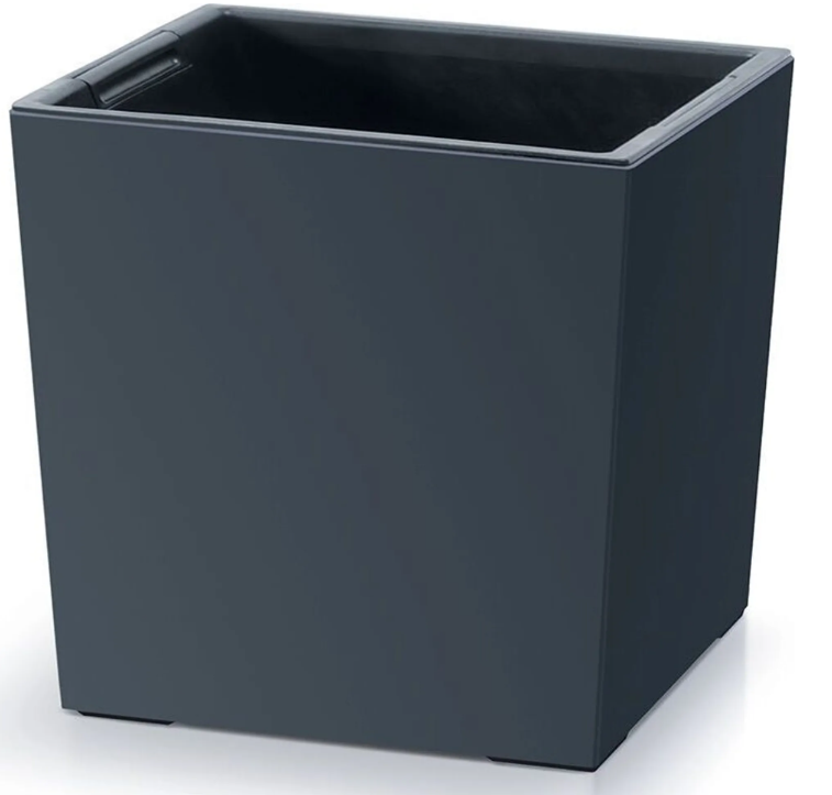 Горщик для квітів пластиковий Prosperplast Urbi Square Low 29х29,5х29,5 см Антрацитовий (DURS300L-S433) Горщик для квітів пластиковий Prosperplast Urbi Square Low 29х29,5х29,5 см Антрацитовий (DURS300L-S433)