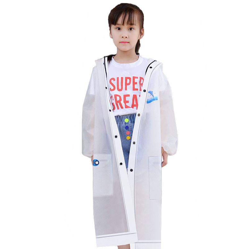 Дитячий плащ-дощовик Lesko 615 XL White Дитячий плащ-дощовик Lesko 615 XL White