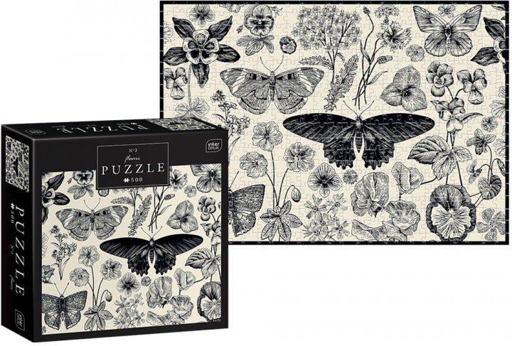 Пазли тришарові панорамні InterDRUK Flowers 326041 (5902277326041)