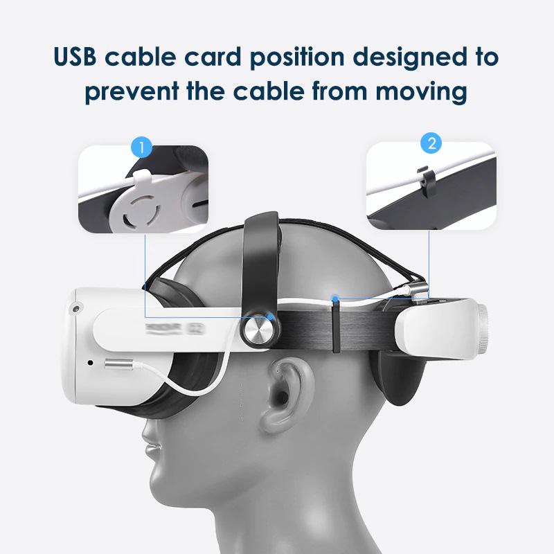 Мультиточечное крепление ремень с батареями для Oculus Quest 2 (ACS-MTKRBOQ2) - фото 5 Мультиточечное крепление ремень с батареями для Oculus Quest 2 (ACS-MTKRBOQ2) - фото 5