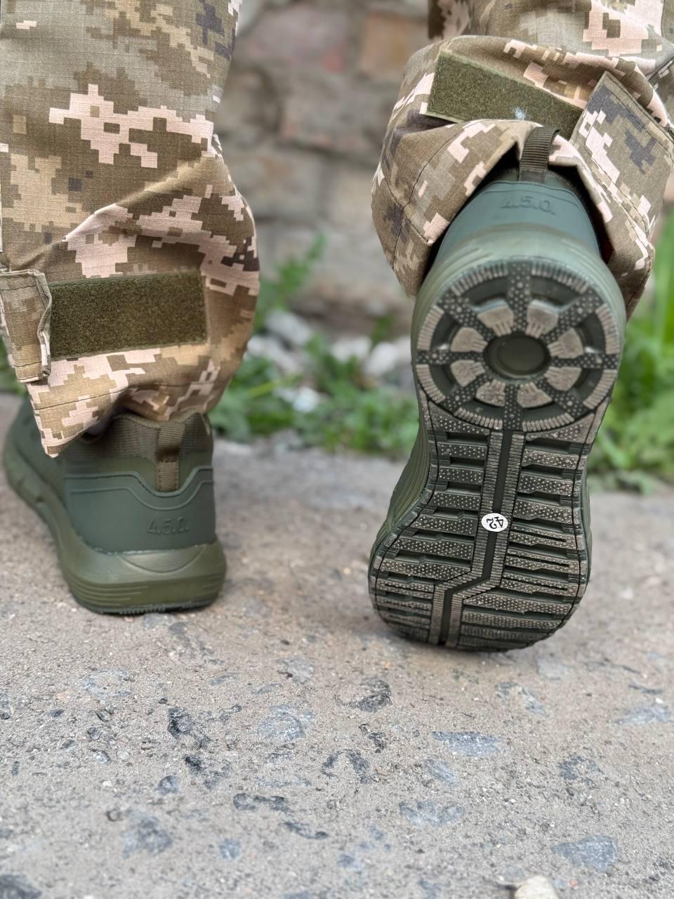 Кросівки літні 4.5.0. р. 45 Олива (0946-45) - фото 3