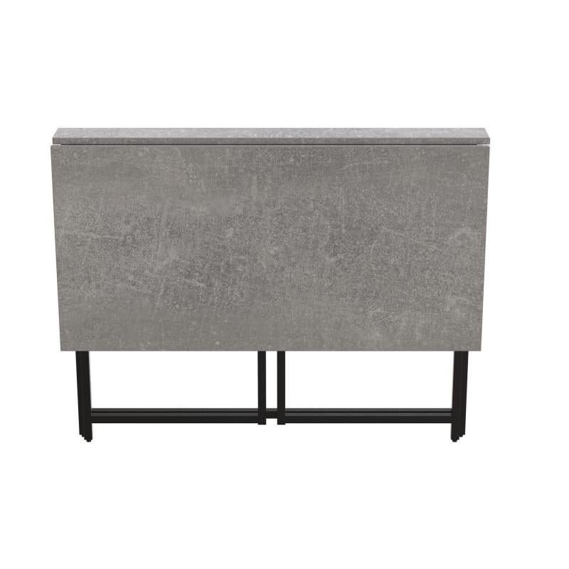 Стіл розкладний Ferrum-decor Moris метал/ДСП Чорний/Бетон (FRD-104675) - фото 9 Стіл розкладний Ferrum-decor Moris метал/ДСП Чорний/Бетон (FRD-104675) - фото 9