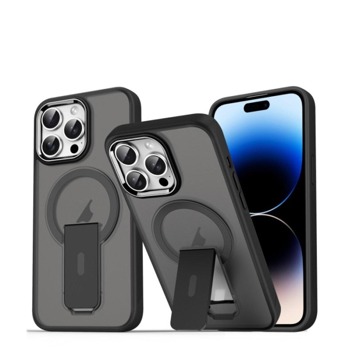 Противоударный чехол с подставкой Cosmic Magnetic Stand for Apple iPhone 14 Pro Max Black