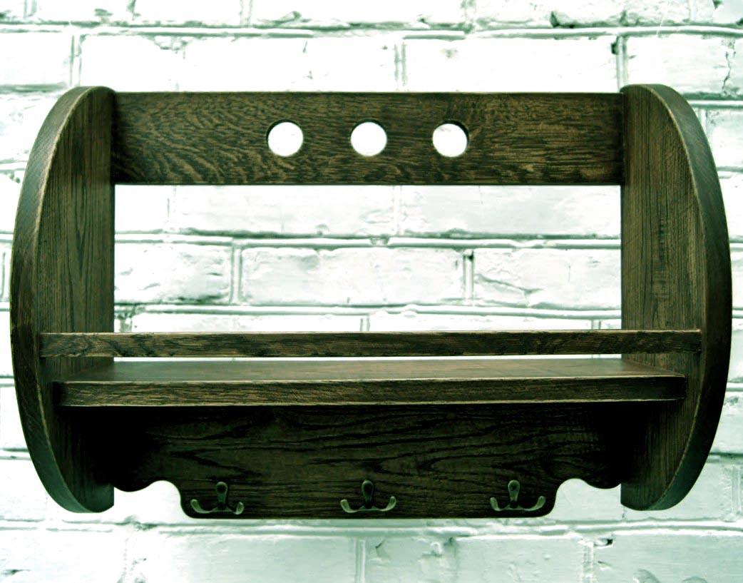 Полка для ванной из дерева Анабург Морион (ВНП/012611)