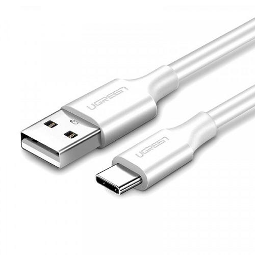 Кабель UGREEN USB 2.0 AM-Type-C M US287 3 A 18W Nickel Plating 60123 2 м Белый (570570)