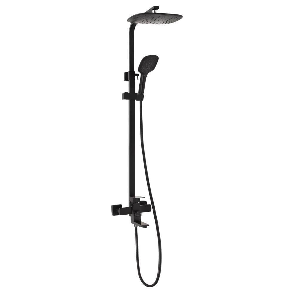 Душевая система Lidz Kubis BLA 10 30 1005A с изливом нержавеющая сталь LDKUB1030BLA35724 Черный (SD00041827)