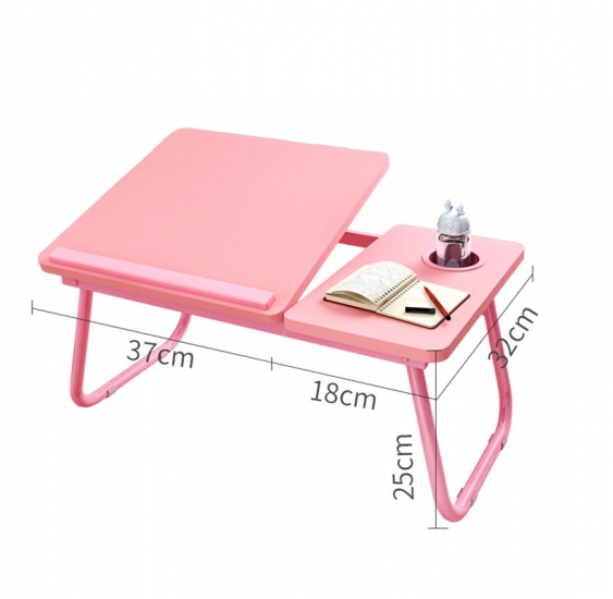 Столик пластиковий складний для ноутбука Рожевий (126334) - фото 2 Столик пластиковий складний для ноутбука Рожевий (126334) - фото 2