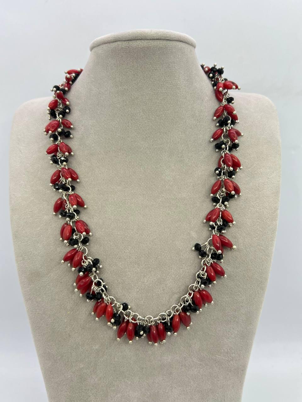 Бусы коралл 42 см Красный (11831)