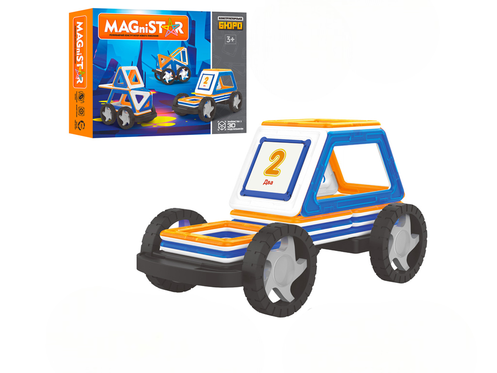 Конструктор детский магнитный Limo Toy KB 1008 45 дет. транспорт (2069395459) Конструктор детский магнитный Limo Toy KB 1008 45 дет. транспорт (2069395459)