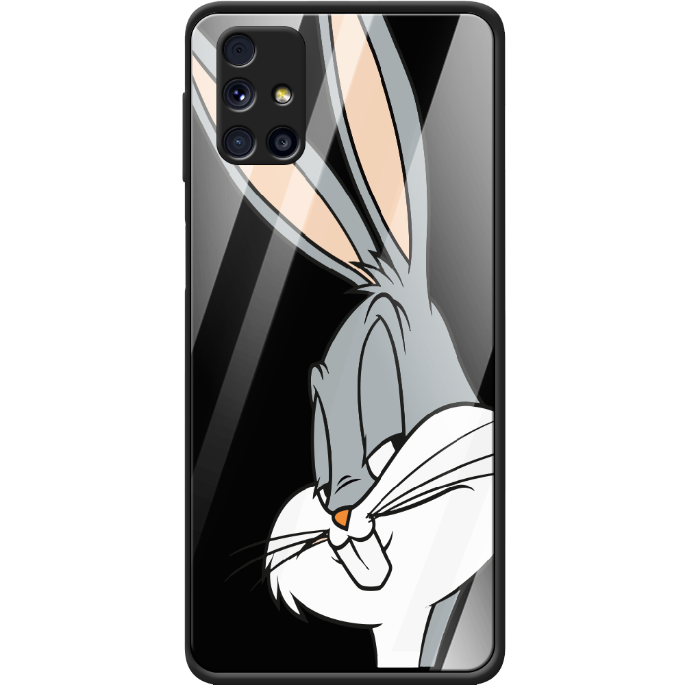 Чехол Boxface Samsung M317 Galaxy M31s Lucky Rabbit Черный силикон со стеклом (40942-bk81-41115)