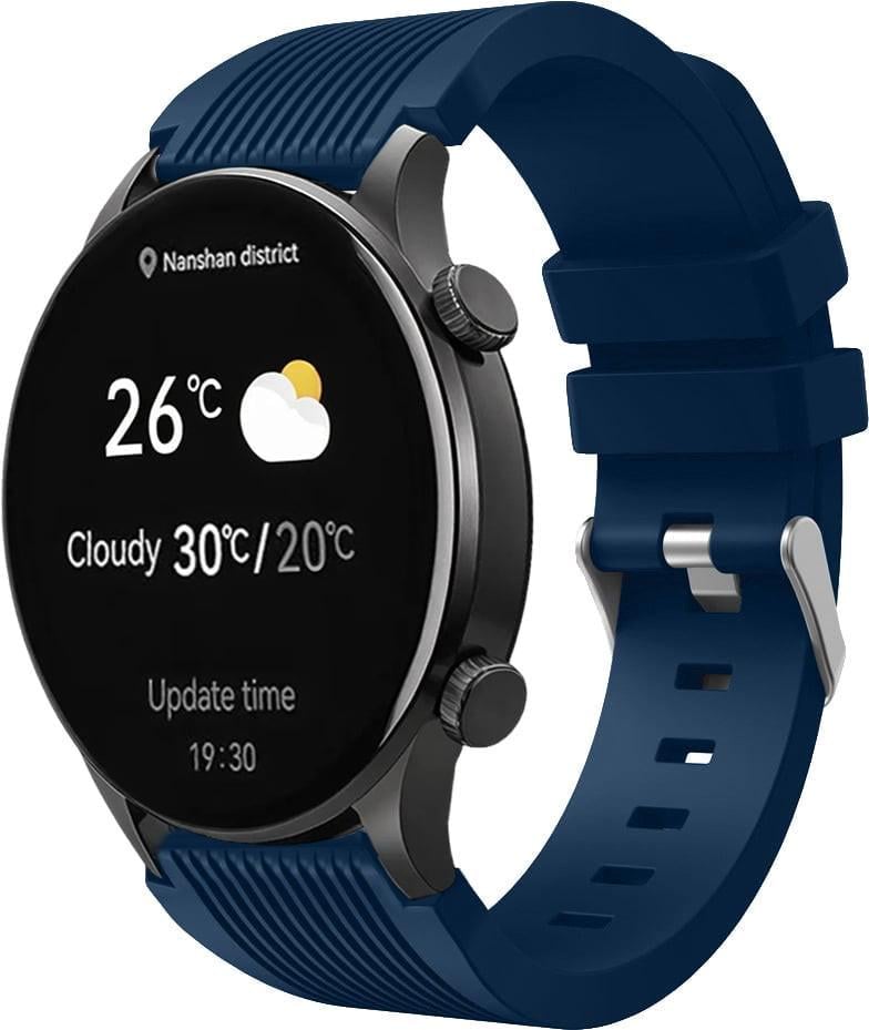 Ремешок Line для Haylou Solar Plus RT3 LS16 Dark Blue (40724-5D)