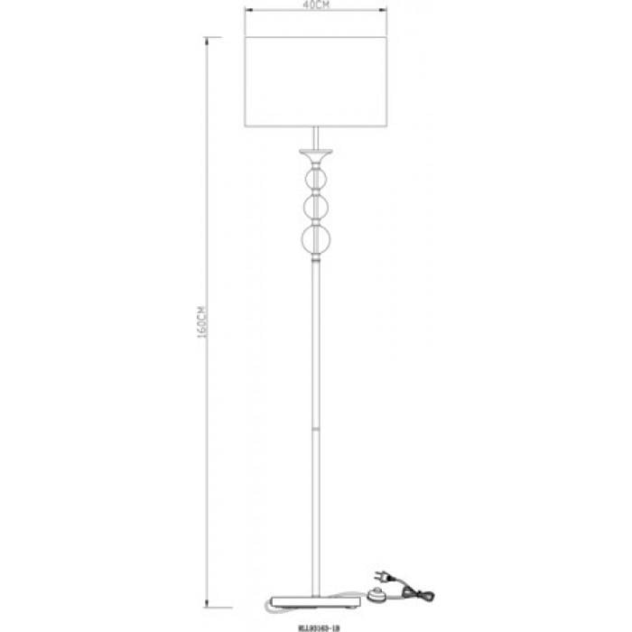 Торшер Zuma Line Rea RLL93163-1W - фото 2