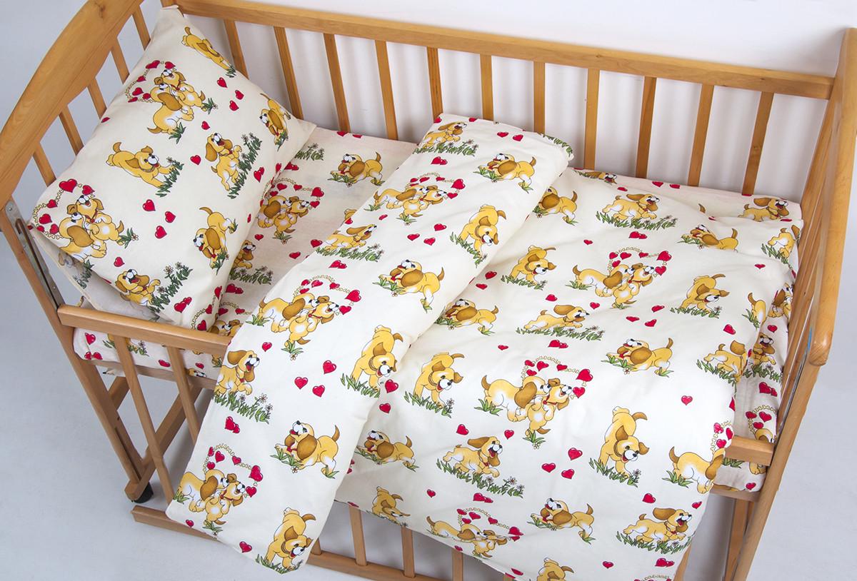 Детское постельное белье для младенцев Lotus ранфорс DoGi Бежевый (200000424)