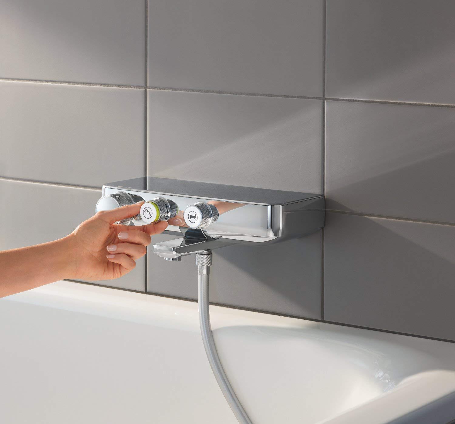 Смеситель термостатический для ванны Grohe Grohtherm Smartcontrol 34718000 (52771) - фото 3