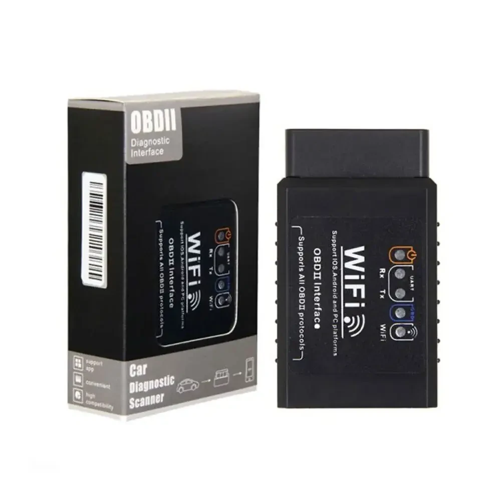 Адаптер автомобільний діагностичний OBD2 ELM327 Wi-Fi (2714) - фото 7