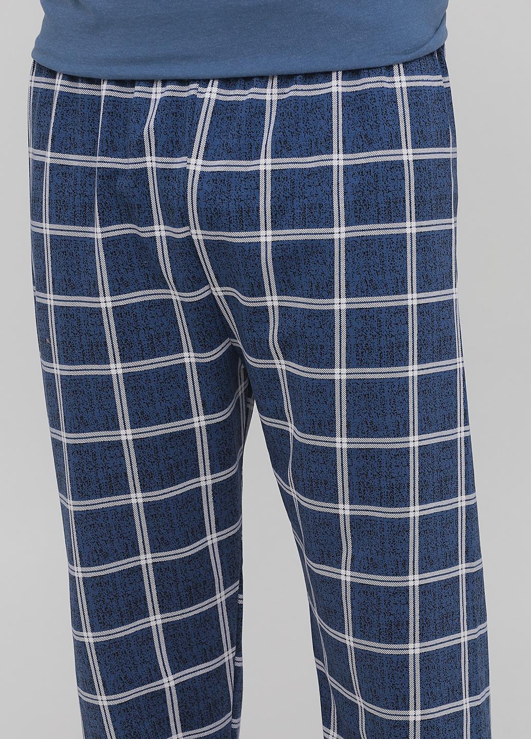 Штаны домашние Fleri F70015-29 S Синий - фото 3 Штаны домашние Fleri F70015-29 S Синий - фото 3