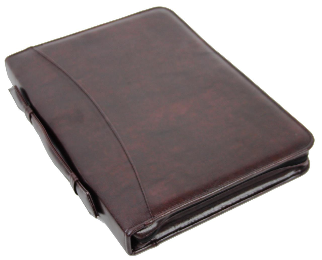 Папка деловая Exclusive для документов из экокожи Коричневый (710200-1 brown)