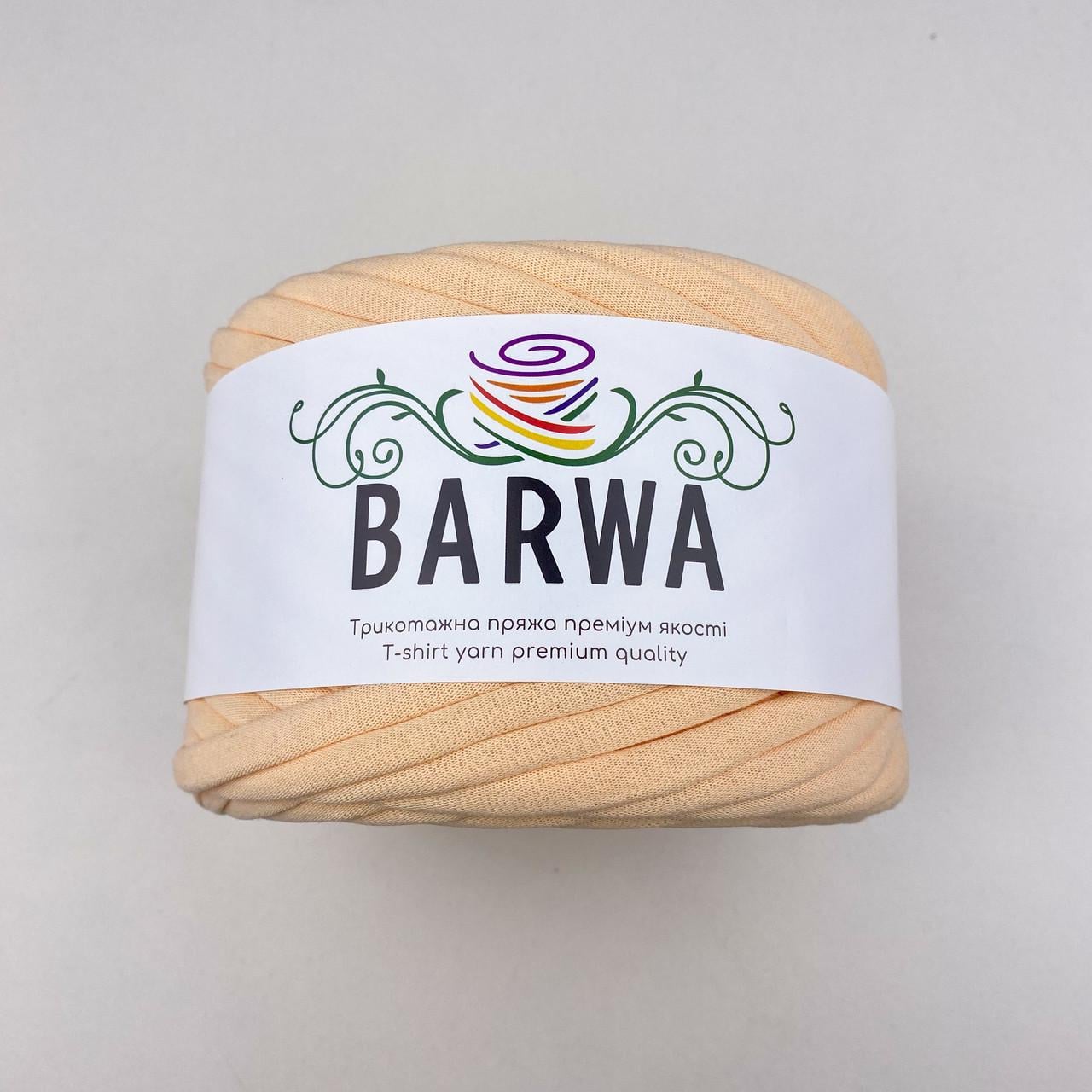 Пряжа трикотажная Barwa плоская №22 Йогурт (3017101192)