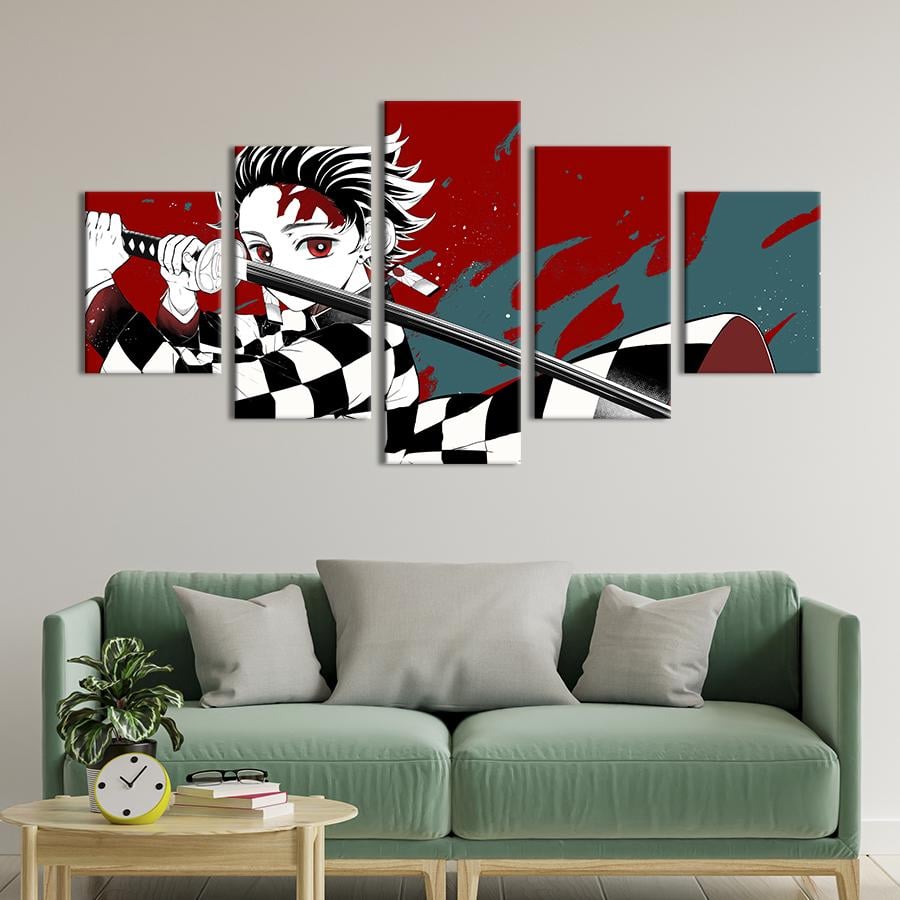 Картина на полотні Tanjiro Kamado - Demon Hunter 162x80 см (1470-52)