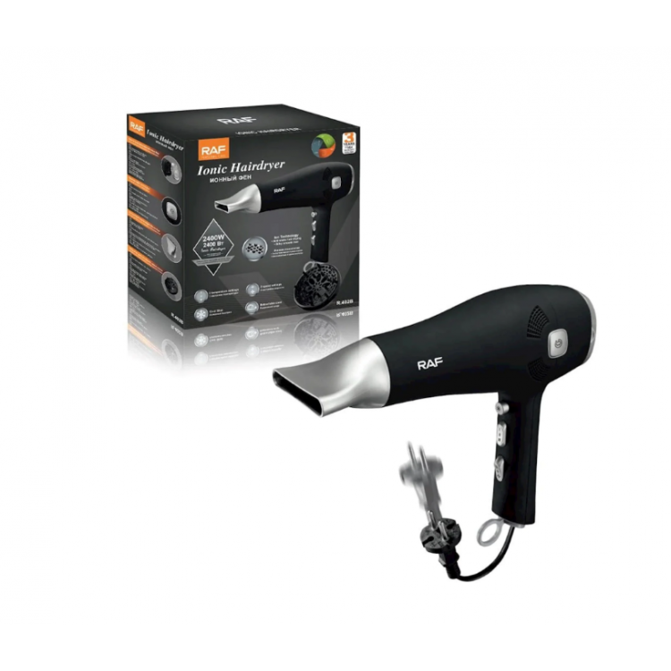 Фен для волос RAF R.402B 2200 Вт (А-01876)