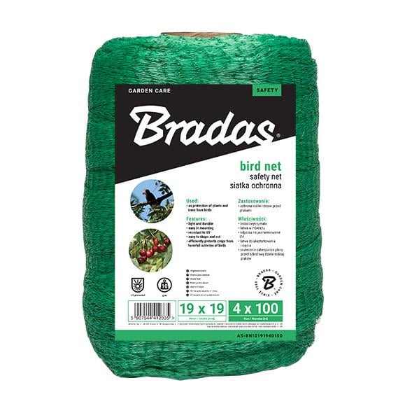 Сетка защитная Bradas Bird Net 4x100 м 10 г/м² (AS-BN10191940100) - фото 1 Сетка защитная Bradas Bird Net 4x100 м 10 г/м² (AS-BN10191940100) - фото 1