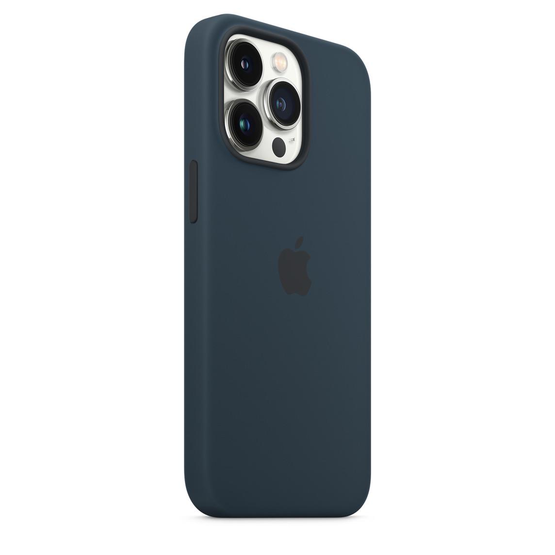 Чохол-накладка Silicone Case with MagSafe for iPhone 13 Pro Max, Abyss Blue (HC) - фото 4