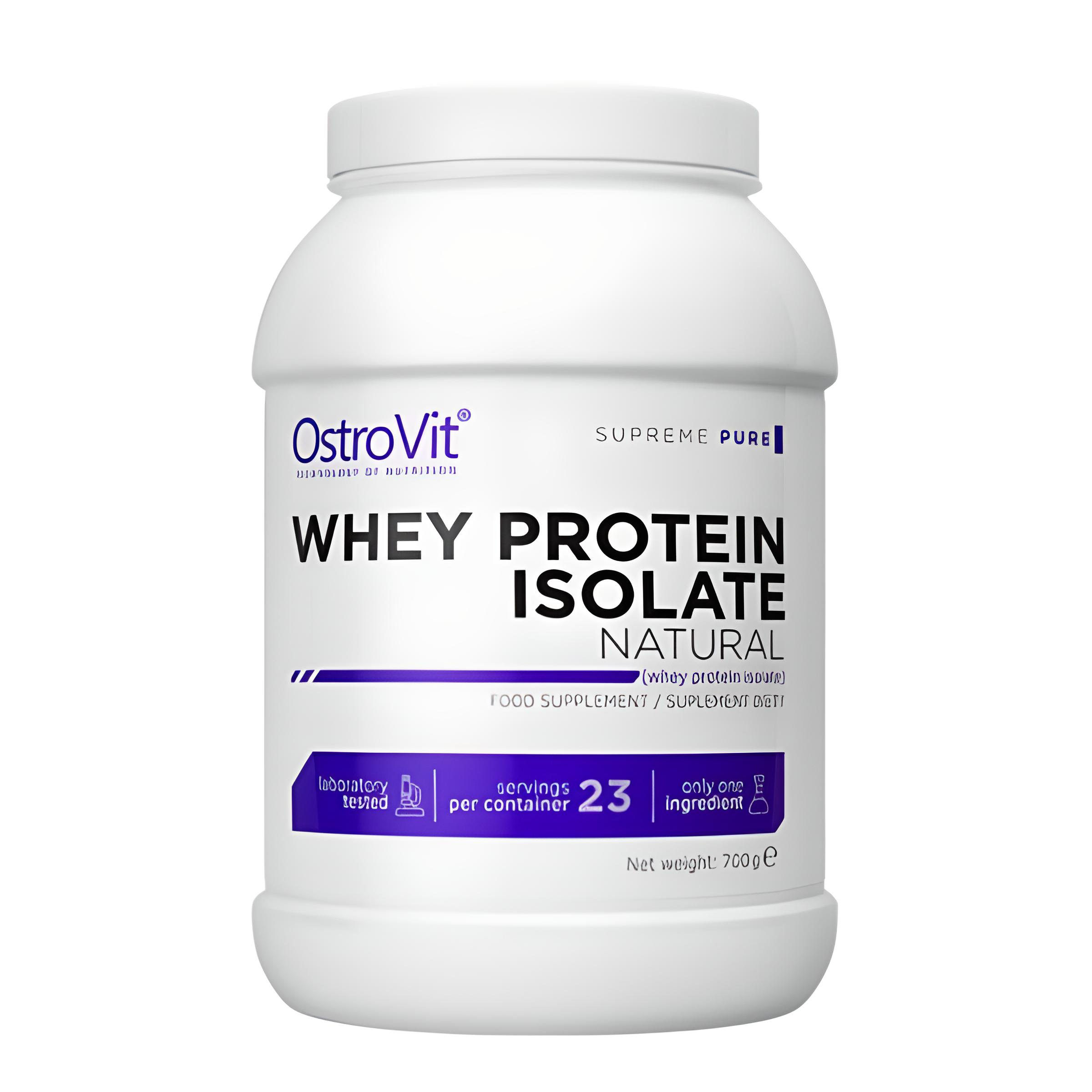 Протеин OstroVit Whey Protein Isolate 700 г 23 порции Natural