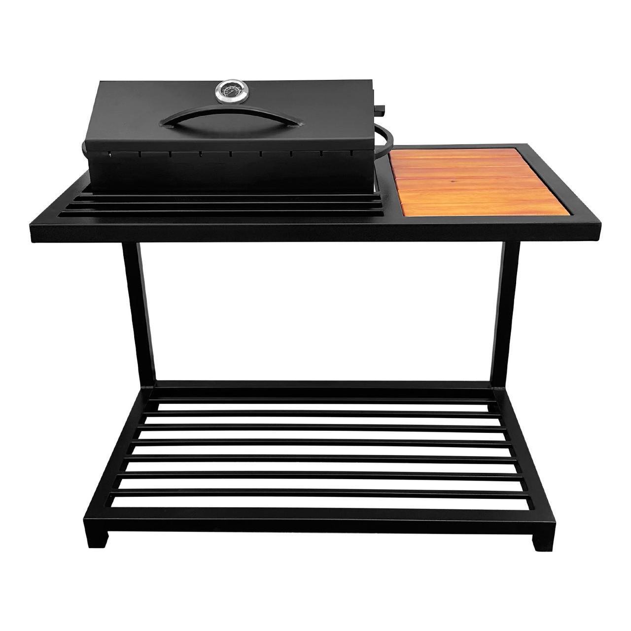 Мангал-барбекю Metalzavod Локи на 9 шампуров 4 мм в стиле LOFT 110х59х104 см (MLB9-4C)