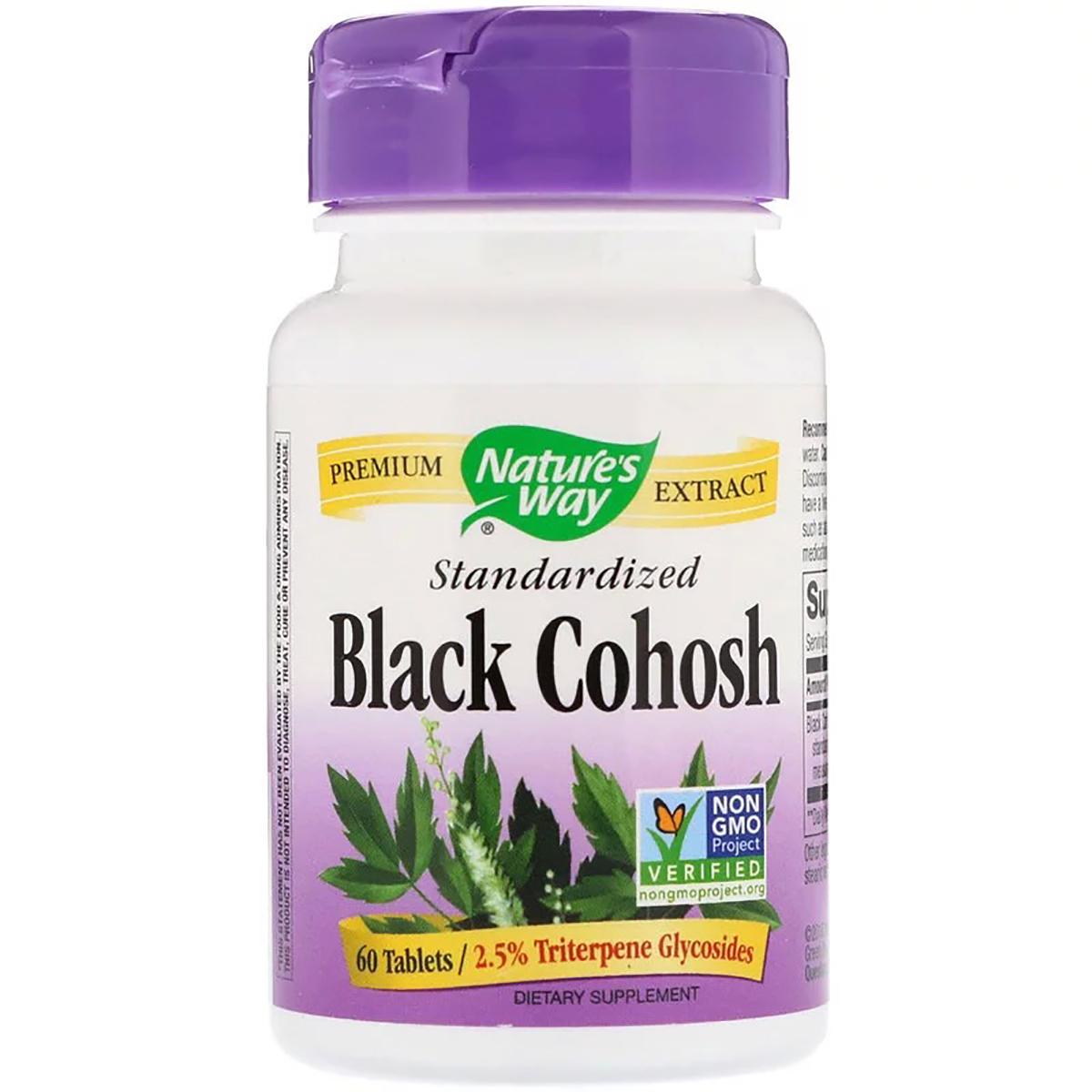 Клопогон стандартизированный Black Cohosh Nature's Way 60 таблеток (NWY60600)