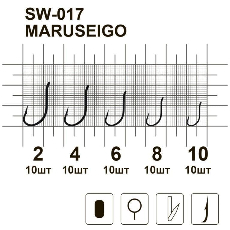 Гачки MiniMax Maruseigo SW-017 №10 10 шт. - фото 3