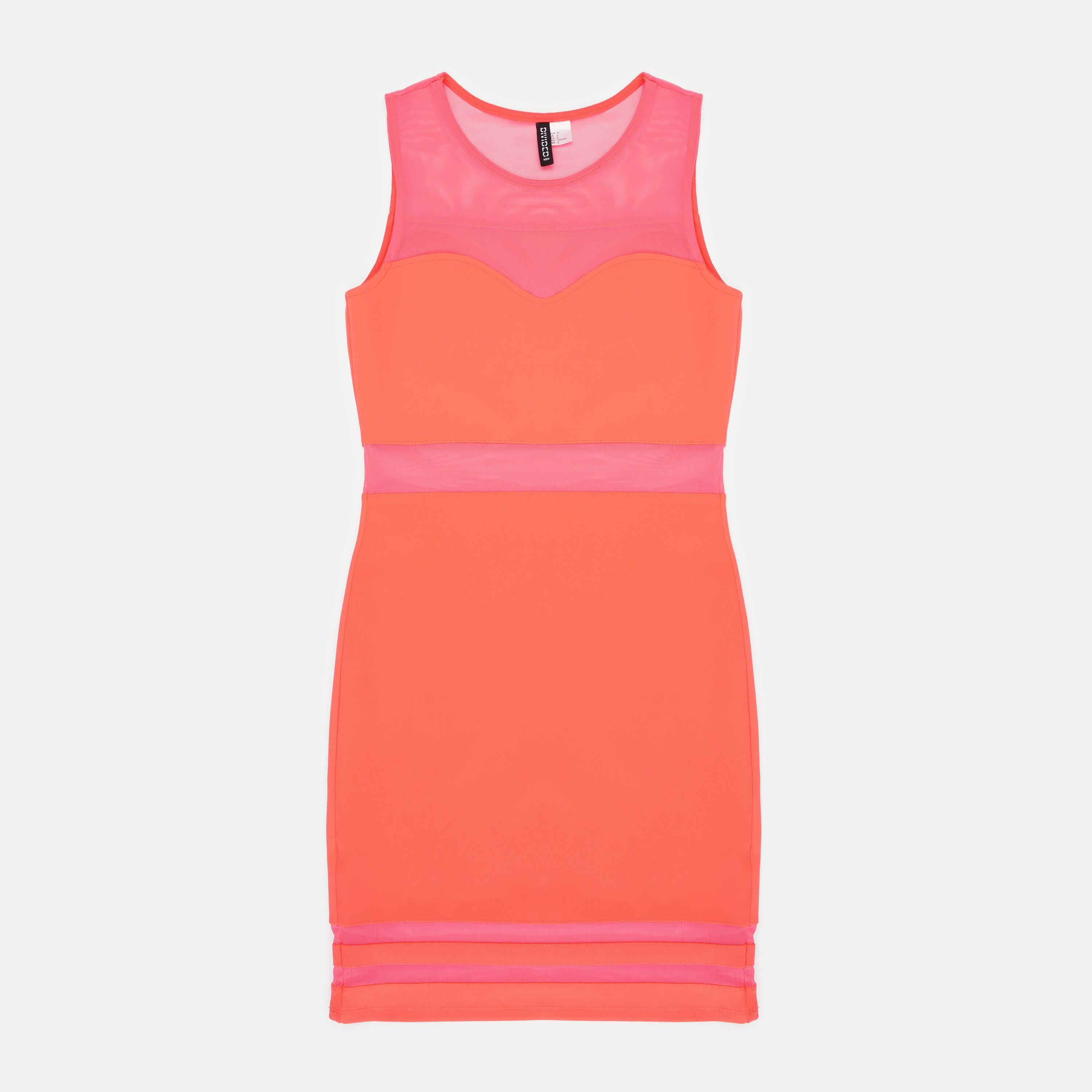 Сукня H&M р. 36 Яскраво-кораловий (X11061750202)
