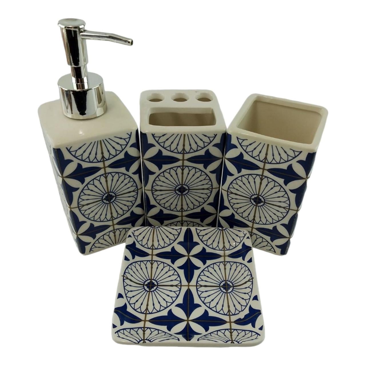 Набор для ванной керамический Фреска (35086B)