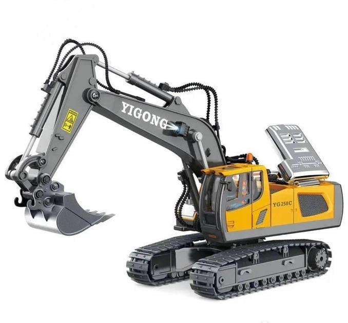 Екскаватор на радіокеруванні YIGONG 1:20 з звуком та світлом (7by-z8k-mtt) Екскаватор на радіокеруванні YIGONG 1:20 з звуком та світлом (7by-z8k-mtt)