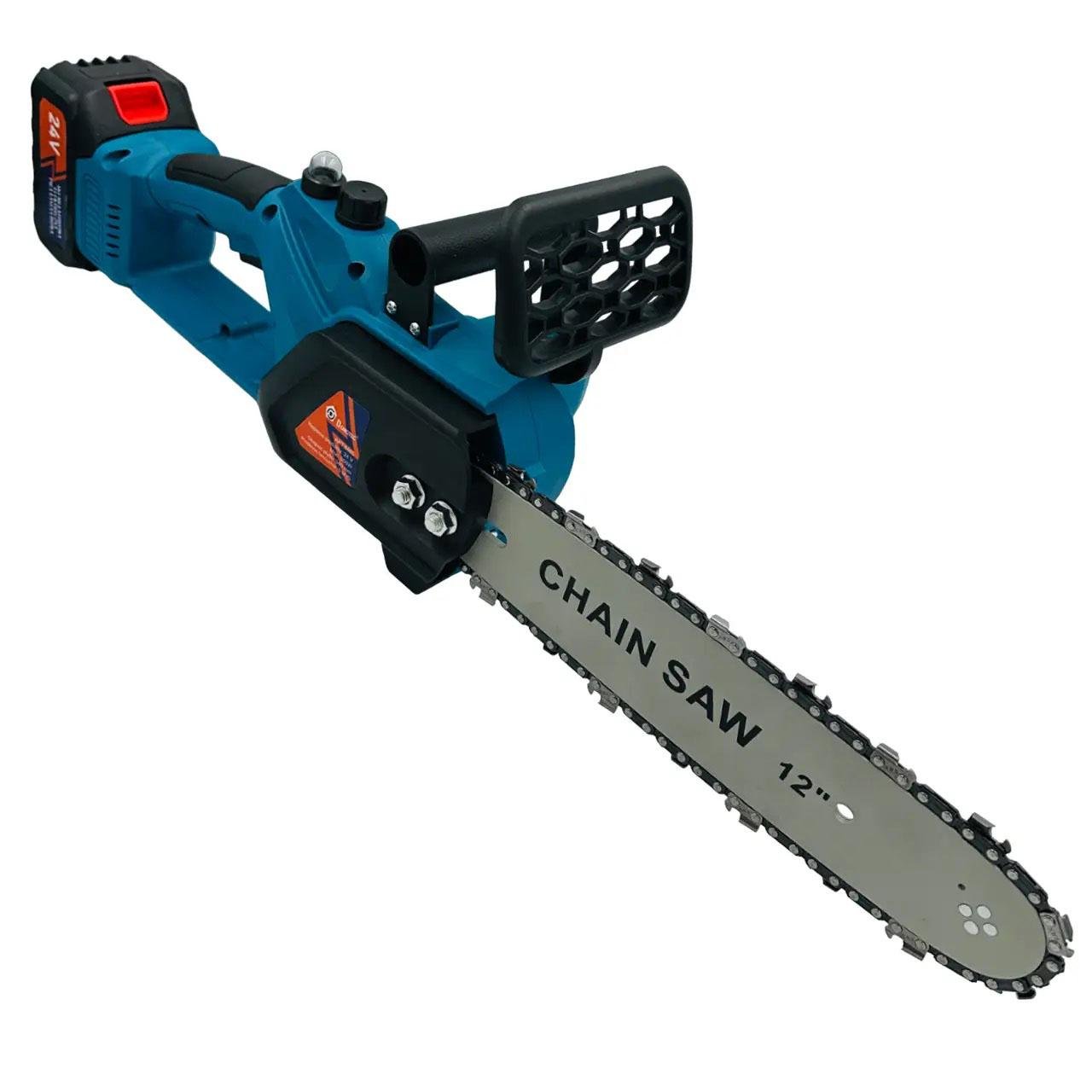 Пила аккумуляторная цепная Domotec Chain Saw 12'' 30 см - фото 3 Пила аккумуляторная цепная Domotec Chain Saw 12'' 30 см - фото 3