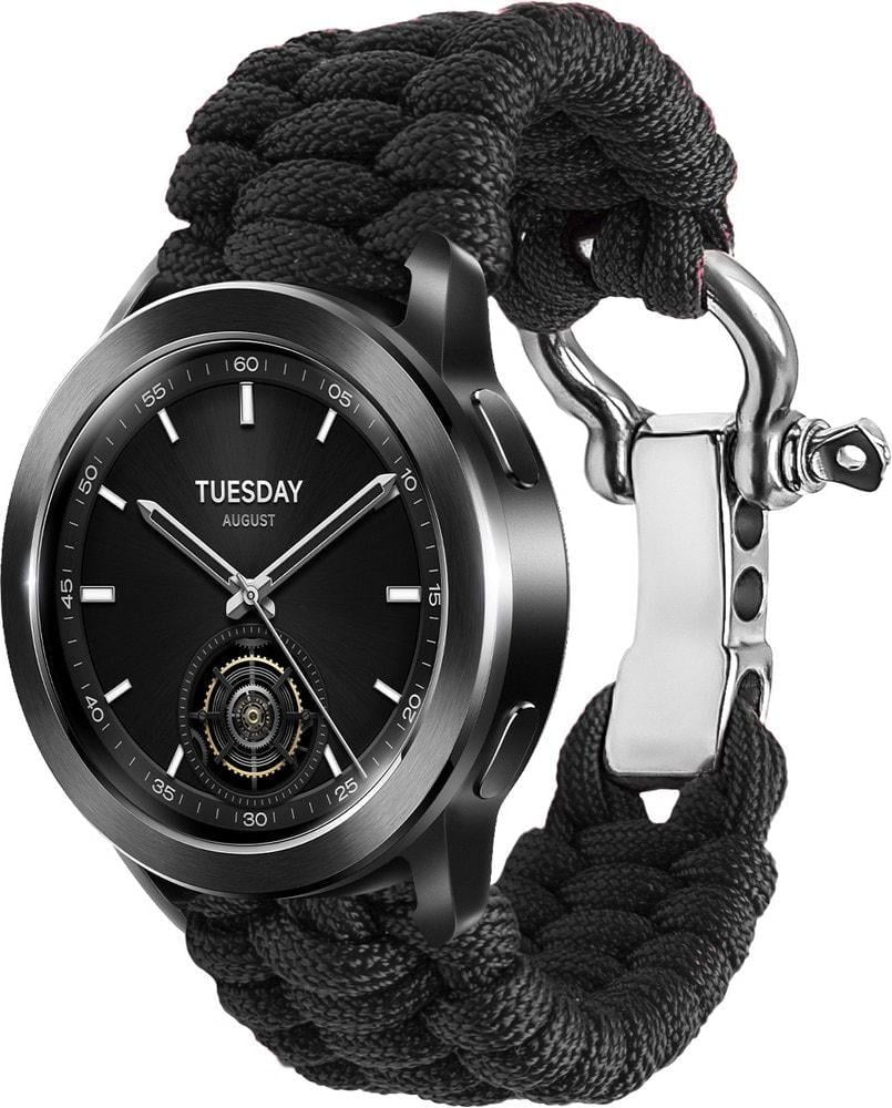 Ремешок из паракорда Ruper для смарт-часов Xiaomi Watch S3 Black (37151-2B) Ремешок из паракорда Ruper для смарт-часов Xiaomi Watch S3 Black (37151-2B)