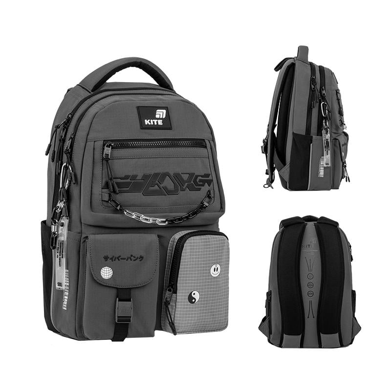 Школьный рюкзак KITE Education teens K26-2587M-4 Swarm ортопедическая спинка (996175)