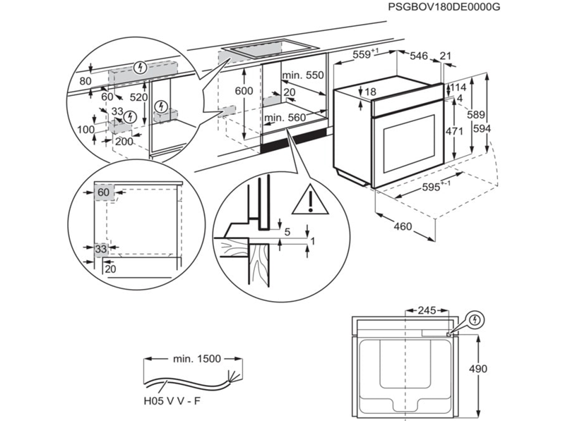 Духова шафа AEG BSK 792280 B (41326) - фото 3